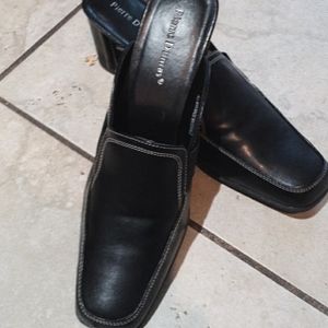 Black clog like heels by pierre Dumas